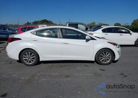 2016 Hyundai Elantra Se из США, поврежденный, VIN 5NPDH4AE7GH655815